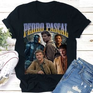 Pedro Pascal Vintage Style Unisex Tee Shirt